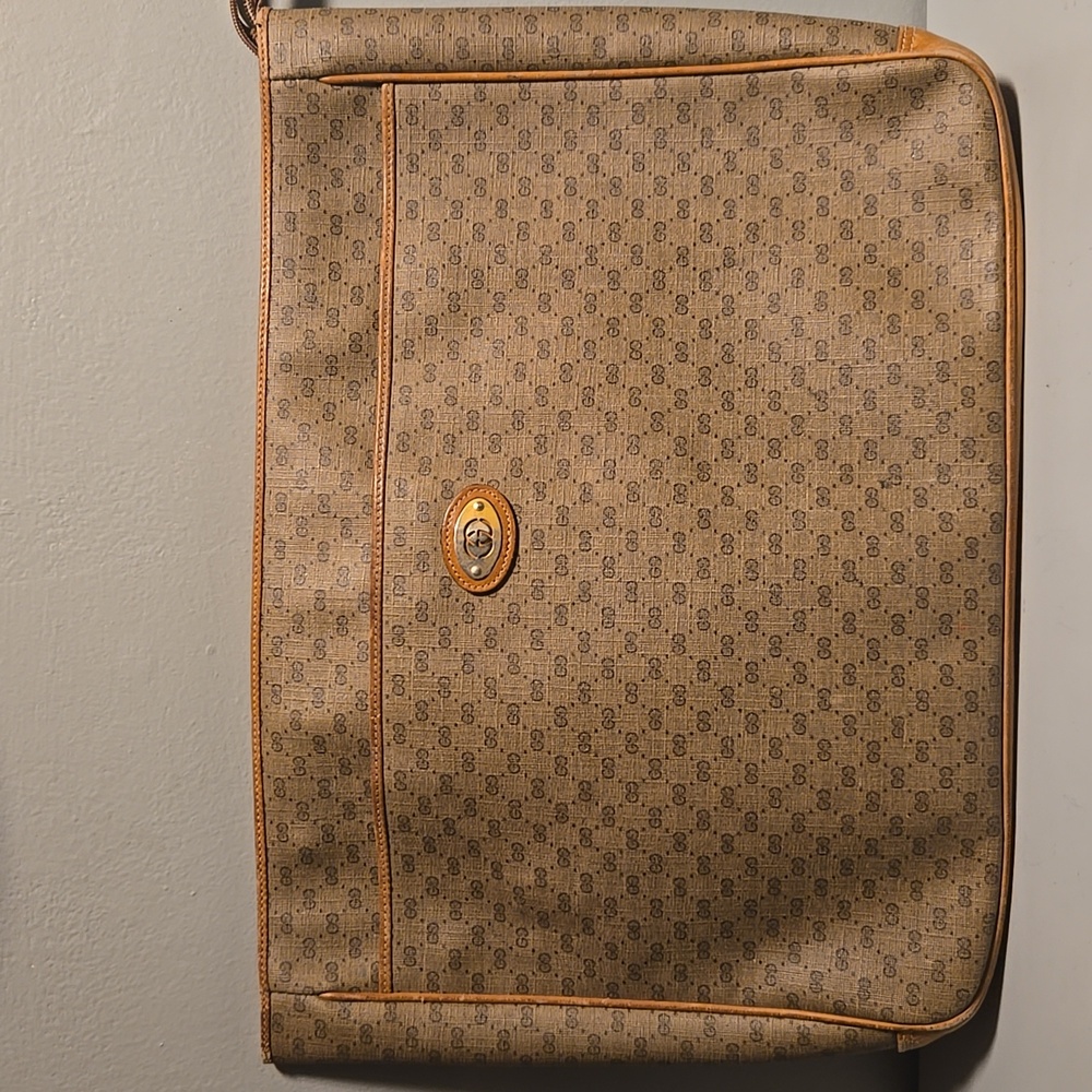 Gucci Rehab Micro GG Leather Tote Tan & Beige
